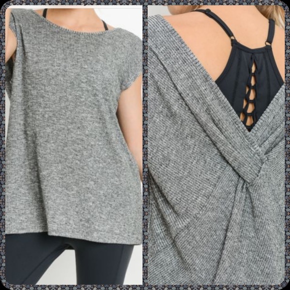 THE BOOKMARK Tops - NEW! OVERLAY BACK TOP